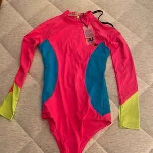 Aviator Nation - Womens One Piece Swimsuit - New - Small